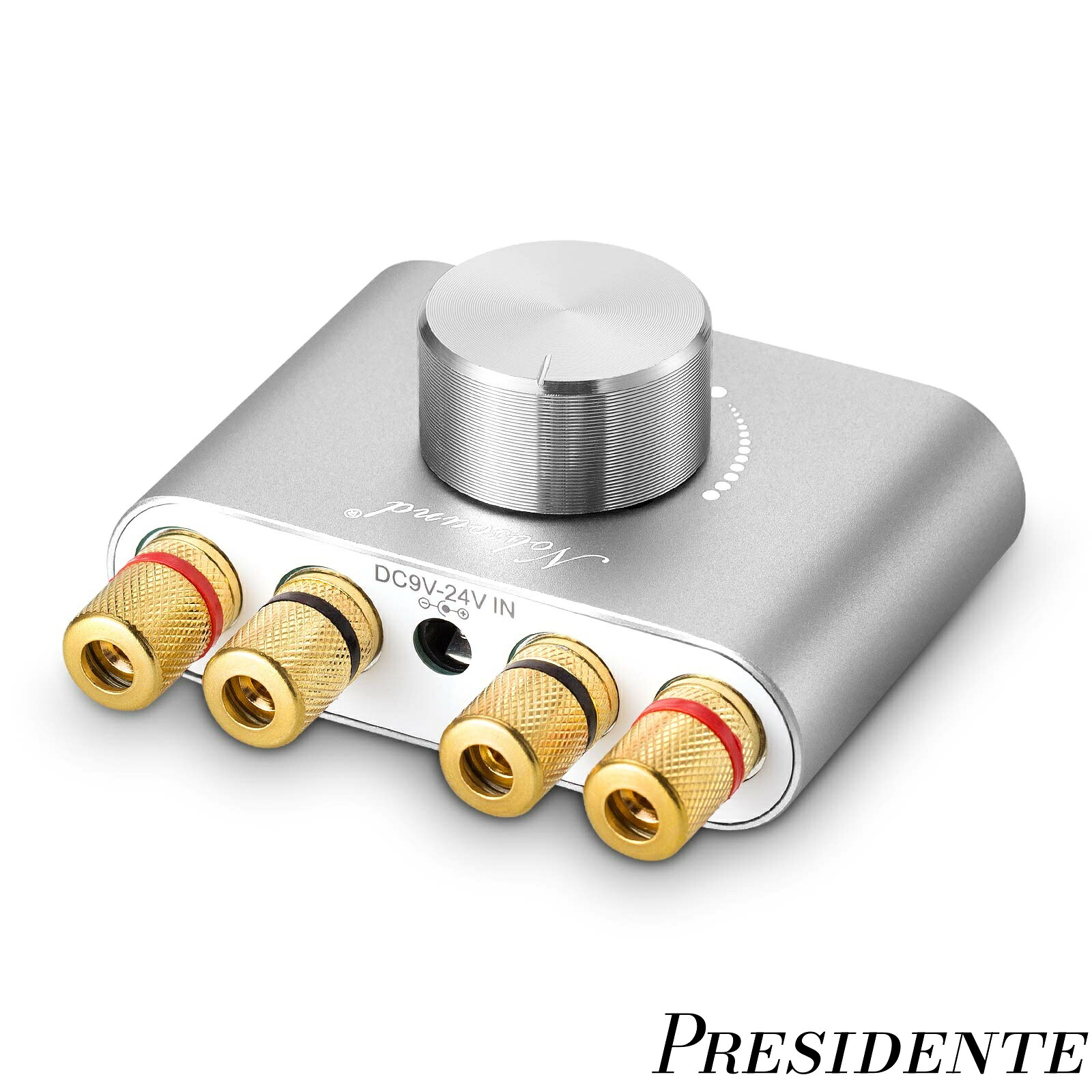 【まとめ買いで最大500円OFFクーポン!】【送料無料】NS-01G Pro パワーアンプ bluetooth 5.0 100W アンプ スピーカー HiFi オーディオ 電源付き (シルバー)