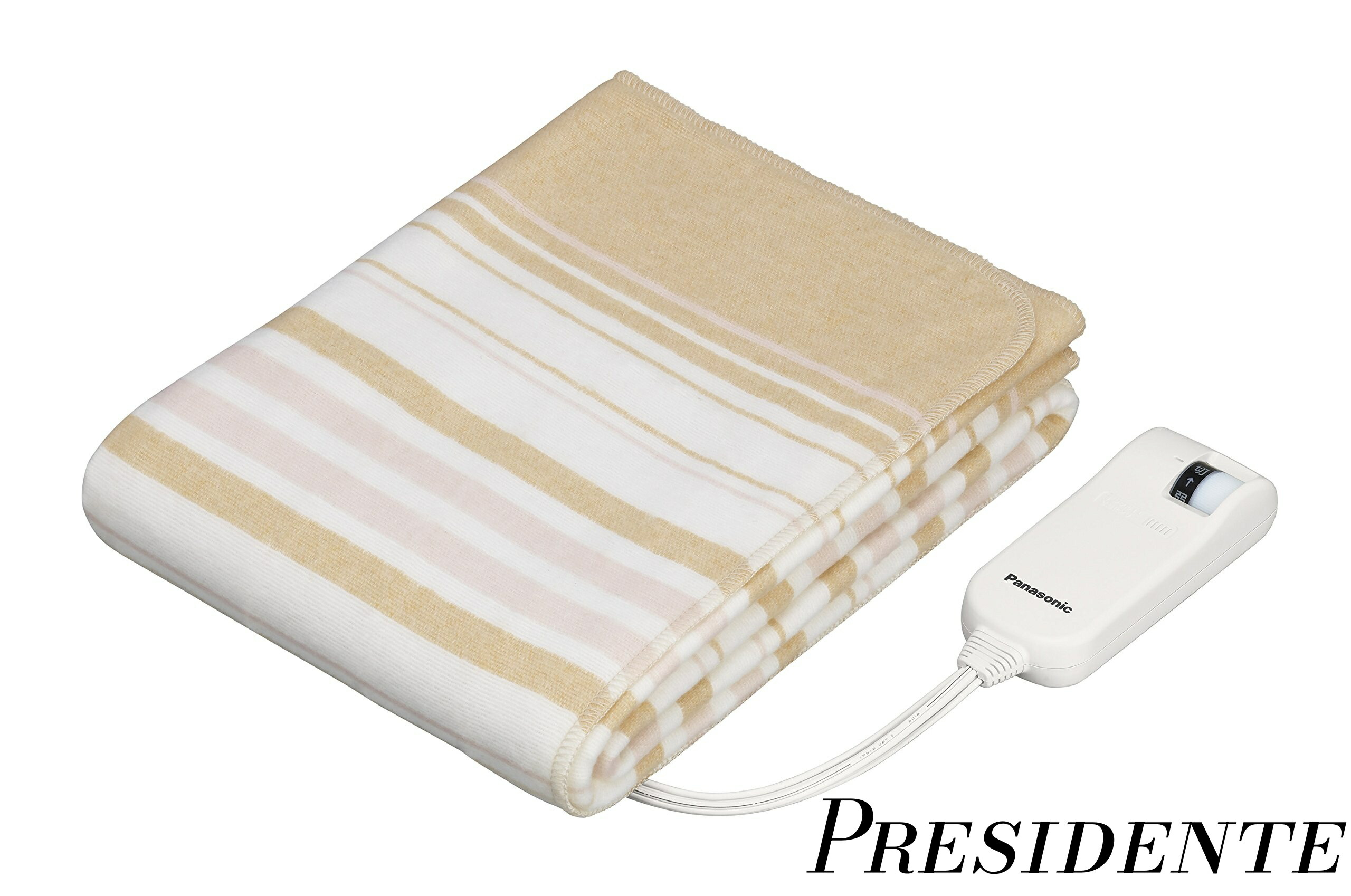【まとめ買いで最大500円OFFクーポン!】【送料無料】電気しき毛布 シングル 140×80cm 丸洗い可 室温センサー付 ベージュ DB-U12T-C