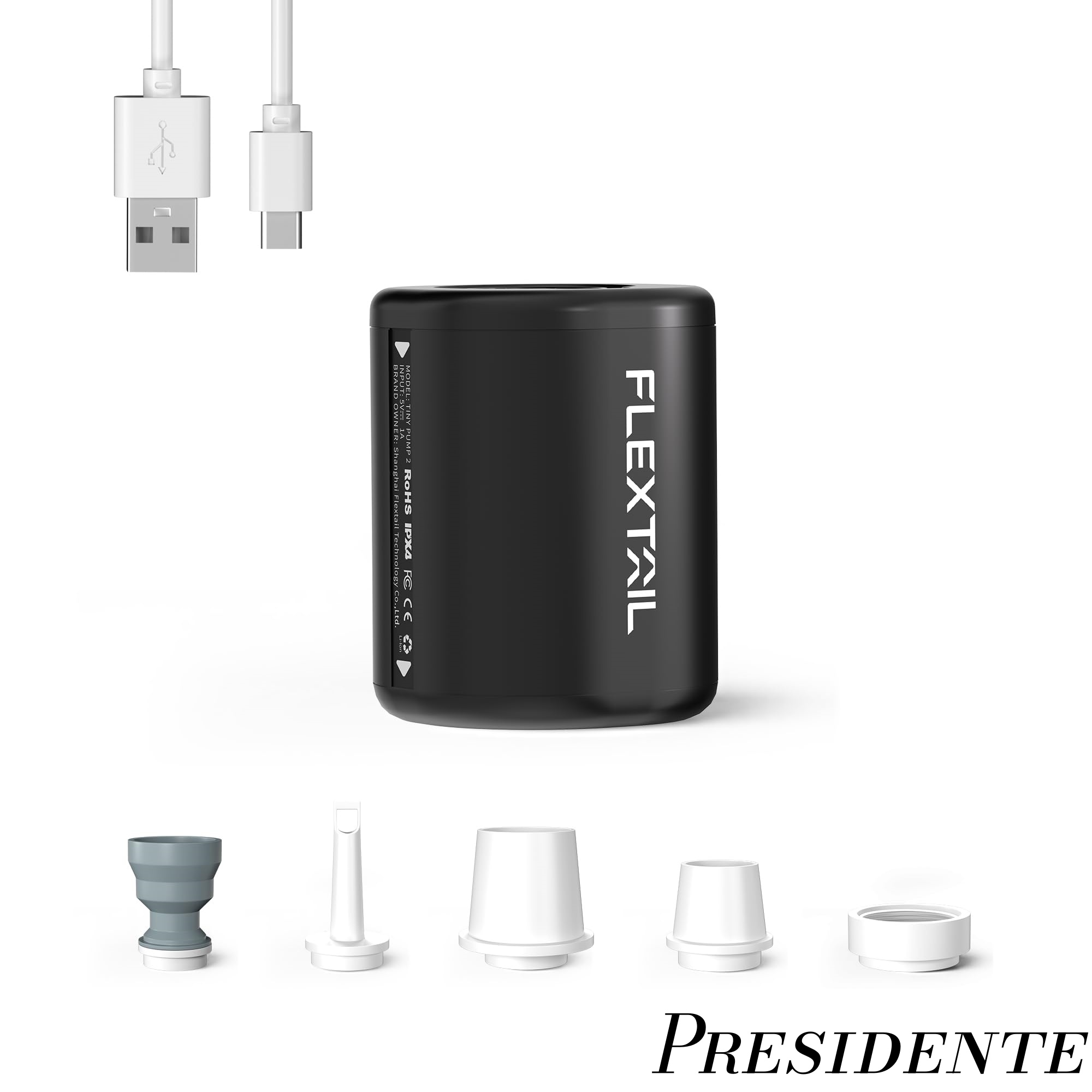 【まとめ買いで最大500円OFFクーポン!】【送料無料】TINY PUMP 2 携帯式エアーポンプ TYPE-C充電式 最軽量ポンプ 4Kpa 空気入れ・空気抜く 電動ポンプ プール用ブイ 浮き輪 真空袋