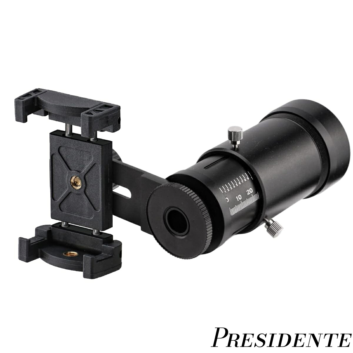 【まとめ買いで最大500円OFFクーポン!】【送料無料】74?114mm｜接眼部O33?46mm対応（リング4種）｜クイックロック｜スマホ幅59?95mm対応｜屋外撮影・観察に