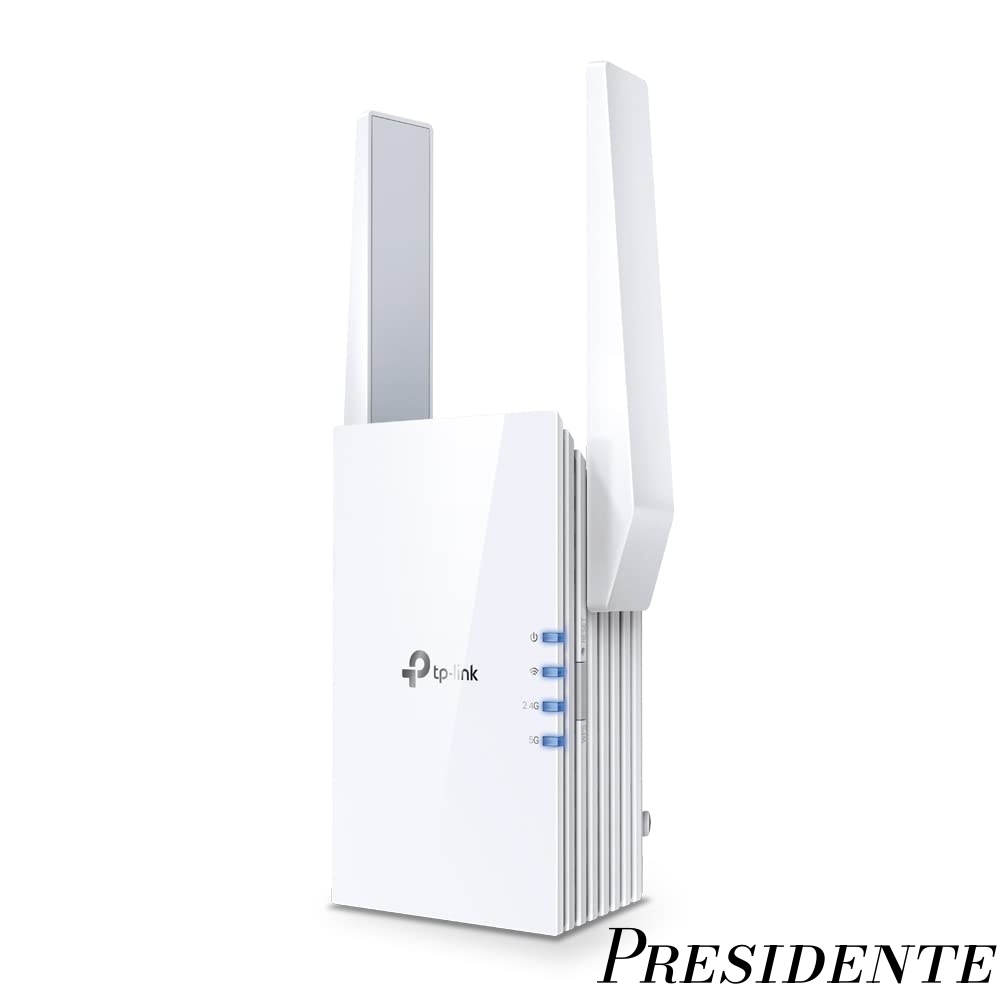 【まとめ買いで最大500円OFFクーポン!】【送料無料】Wi-Fi 無線LAN 中継器 Wi-Fi6 対応 2402 + 574Mbps 11ax/ac APモード HE160 ブリッジモードギガ有線LANポート RE705X/A｜Shop Presidente 店