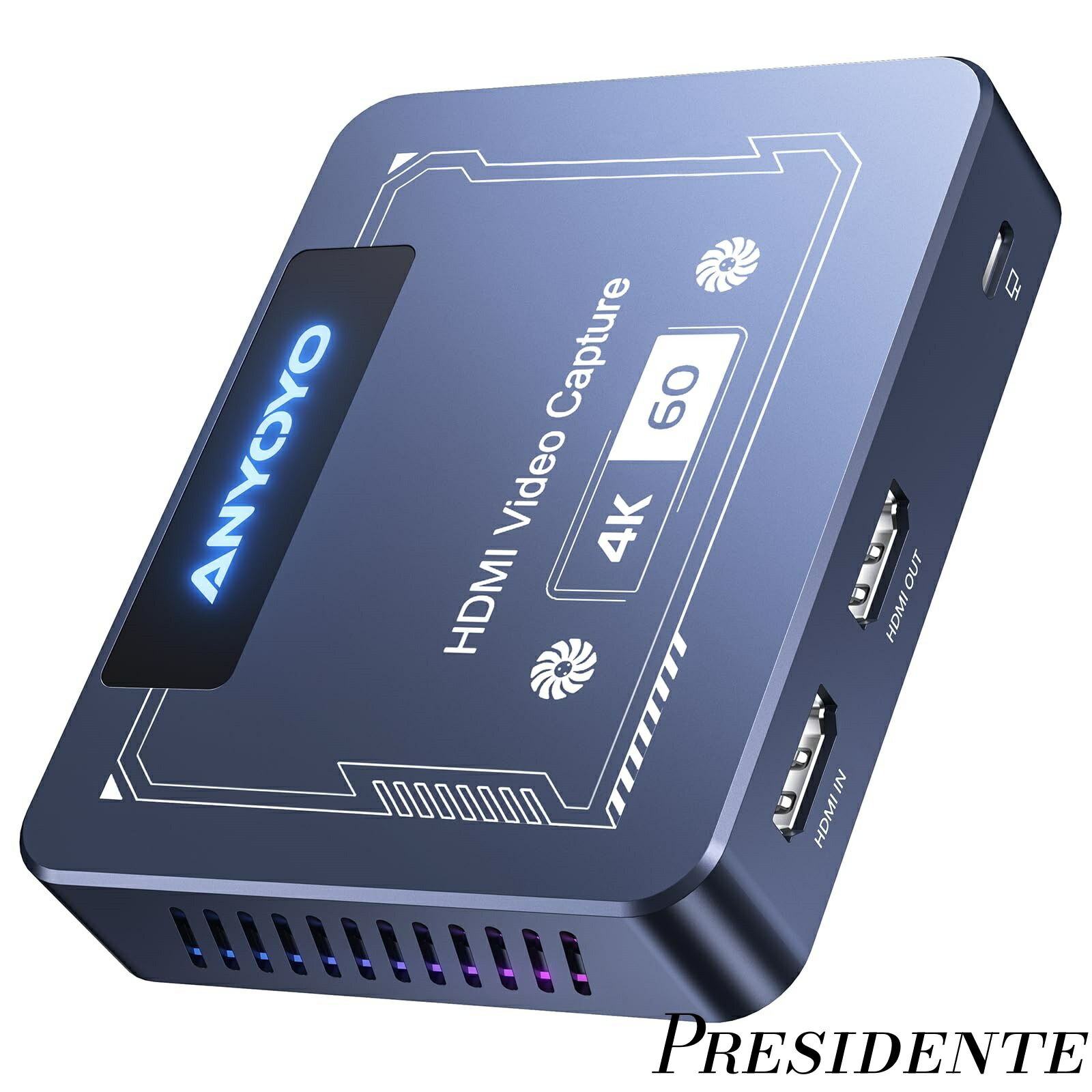 【まとめ買いで最大500円OFFクーポン!】【送料無料】HDMI キャプチャーボード 4K 60FPS HDR & VRRキャプチャーボード 対応 PS5、XboxシリーズX/s、Xbox One、PS4、Nintendo Switch、Steam Deck、Windows 11 / Mac OS12 用、非常に低い遅延で快適な録画 12,921円