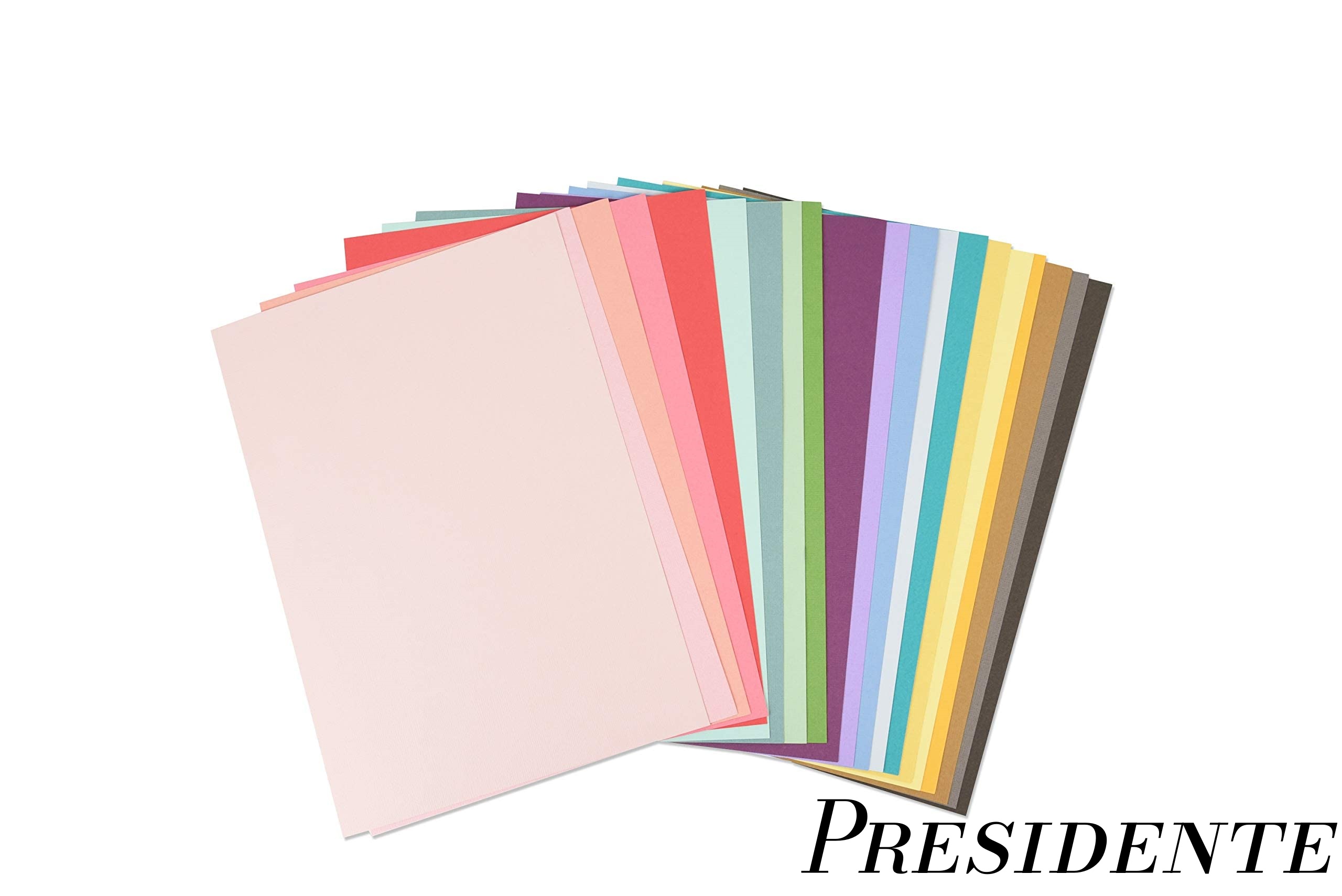 【まとめ買いで最大500円OFFクーポン!】【送料無料】カードストック アソート マルチカラー 80枚入 Surfacez Cardstock 8 1/4\