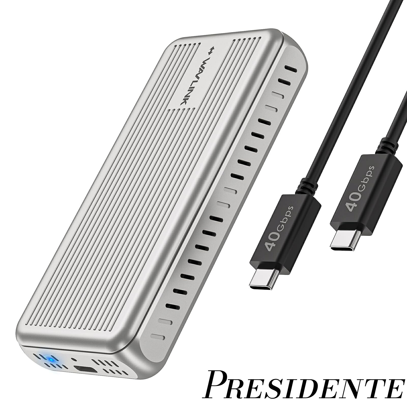 【まとめ買いで最大500円OFFクーポン!】【送料無料】40Gbps PCIe NVMe SSDエンクロージャ、m.2 ssd 外付けケース、USB4外付けハードドライブエンクロージャ、2230/2242/2260/2280 B+M/MキーPCIe SSD対応、工具不要のインストール、TBT4/TBT3/USB4/USB3.2などに対応