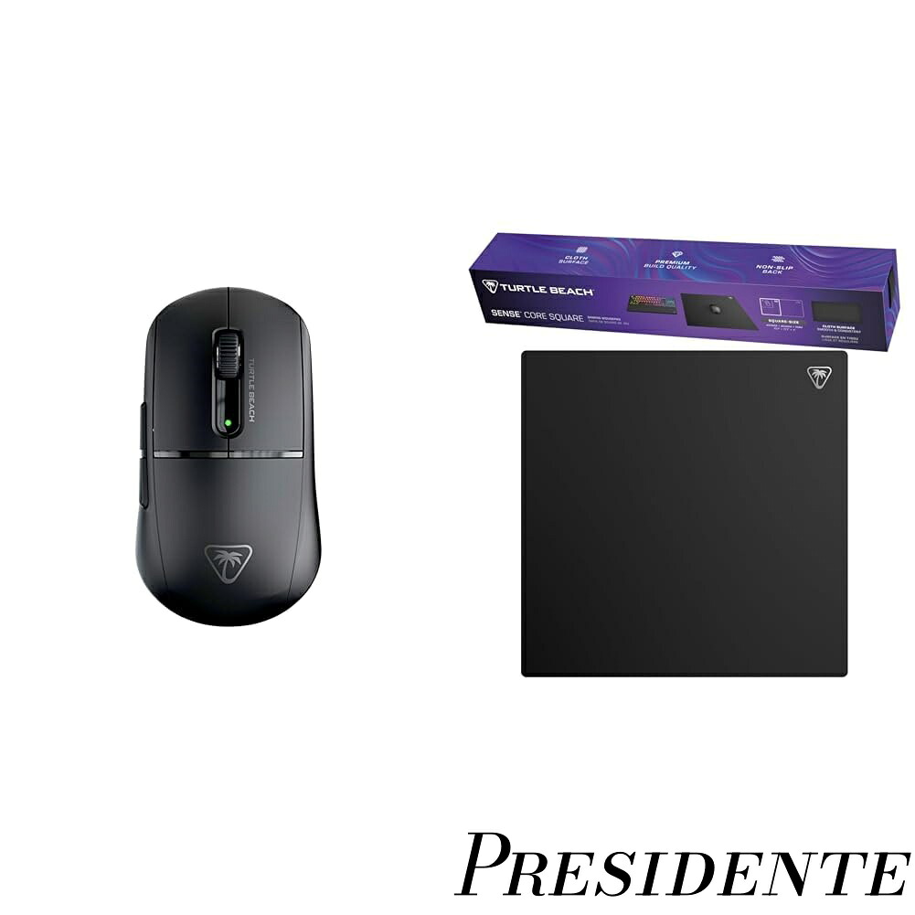 【まとめ買いで最大500円OFFクーポン!】【送料無料】TURTLE BEACH Burst II Air ブラック ワイヤレス + Sense Core SQ｜Shop Presidente 店 9,658円