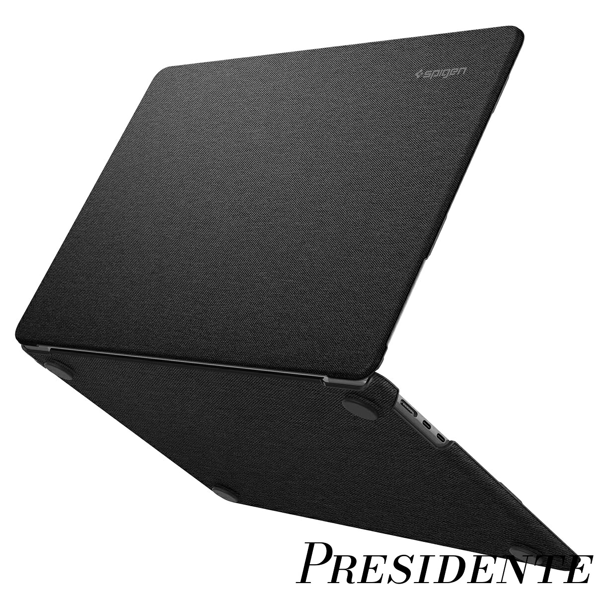 【まとめ買いで最大500円OFFクーポン!】【送料無料】Macbook Air 15インチ ケース M4 M3(2025/2024年) / MacBook Air 15インチ M2 A2941 (2023年) ハードシェル、プレミアムファブリックスリーブ アーバンフィット ACS06958 (ブラック)