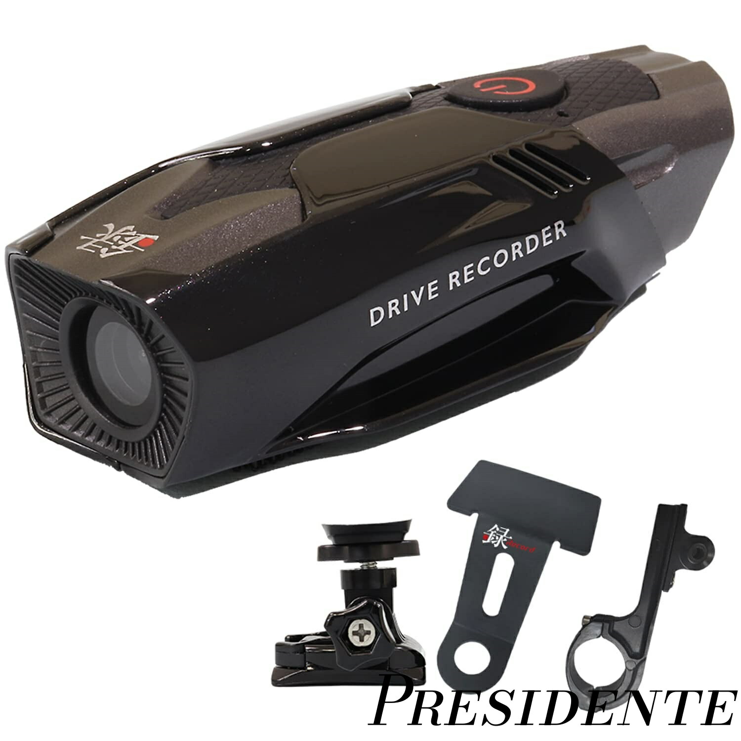 【まとめ買いで最大500円OFFクーポン!】【送料無料】バイク 自転車 バイクドラレコ 2.5K QHD 1440P 59fps / FullHD 1440P 59fps IPX6 軽量 コンパクト BDVR-B001