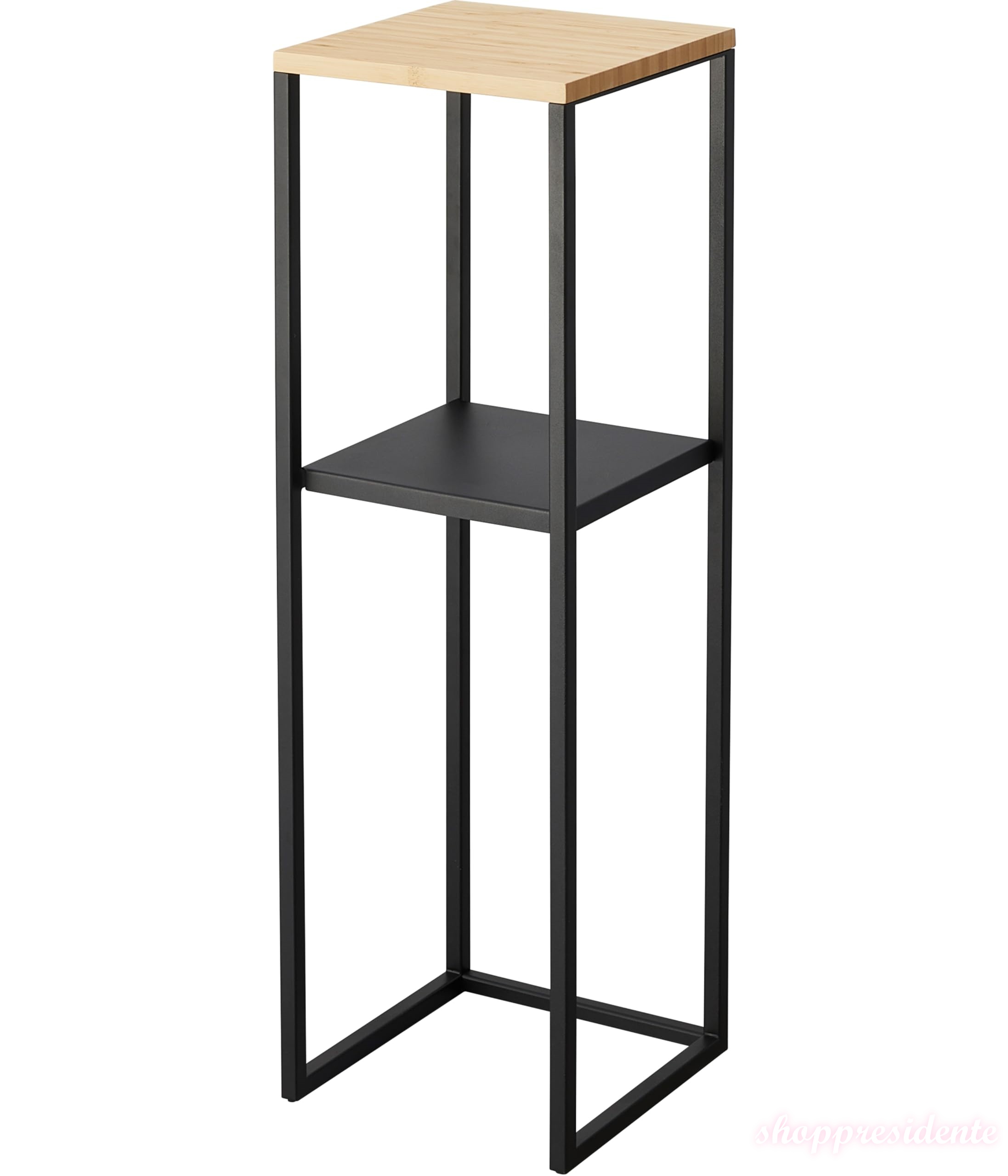 【送料無料】加湿器スタンド ブラック 約W25XD25XH80cm タワー tower 小物置き 植物置き