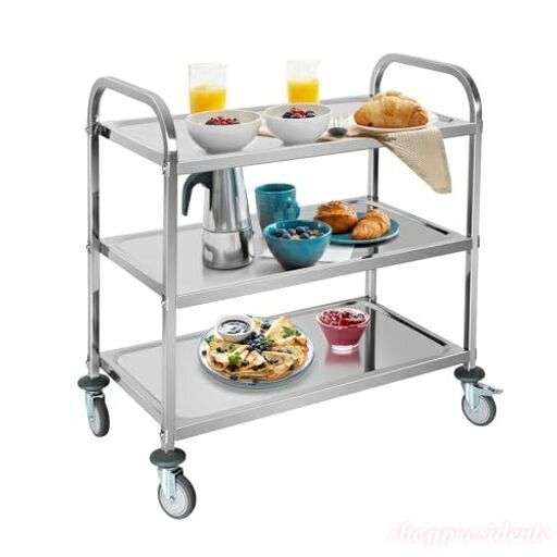 楽天市場】【送料無料】トリニティ キッチンワゴン ステンレススチール