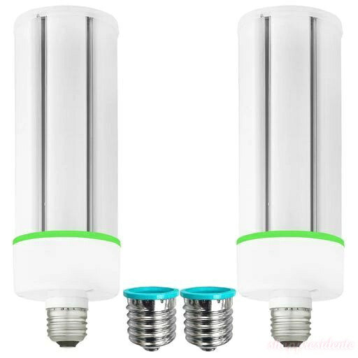 【送料無料】コーン型電球26E39口金両対応50W6500LM軽量型昼白色相当5000K街灯工場灯倉庫灯車庫灯街路灯LEDコーンランプ300W-400W水銀灯/水銀ランプ相当2個セット(昼白色