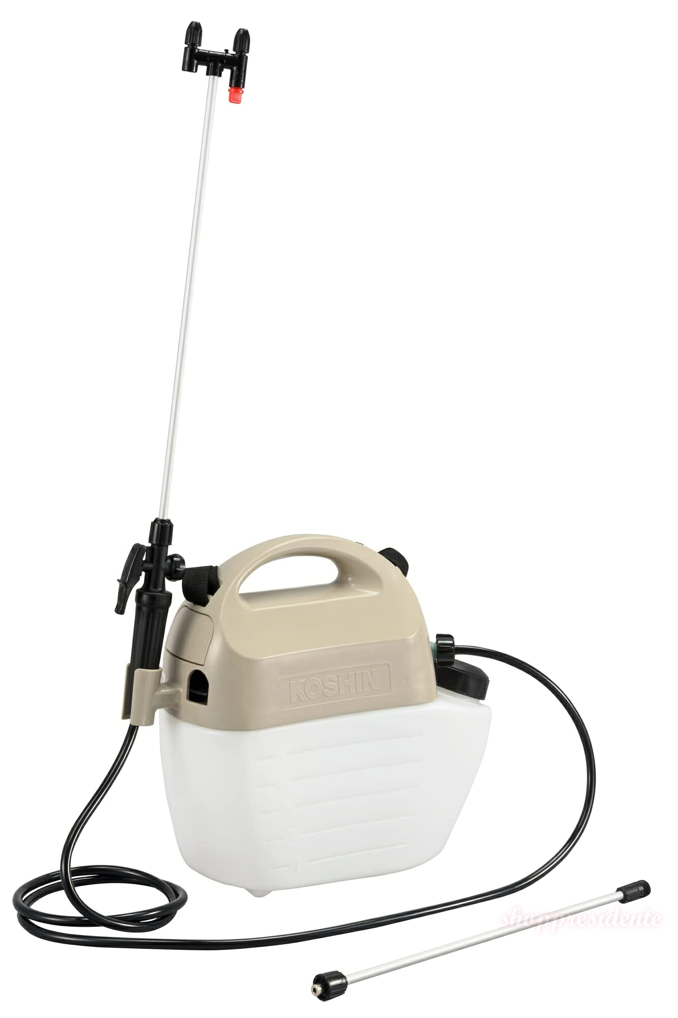 【まとめ買いで最大500円OFFクーポン!】【送料無料】乾電池式 噴霧器 GT-5HD 除草 消毒 小型 軽量 5L 肩掛け式 ハイパワー｜Shop Presidente 店