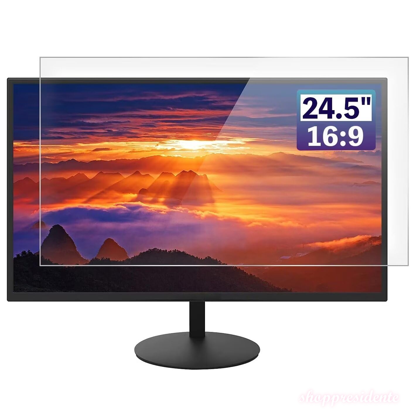 【まとめ買いで最大500円OFFクーポン!】【送料無料】24.5インチ16:9 向け ブルーライトカットフィルム パソコン保護フィルム 指紋防止 気泡レス加工 抗菌 PC保護シート 透明 光沢