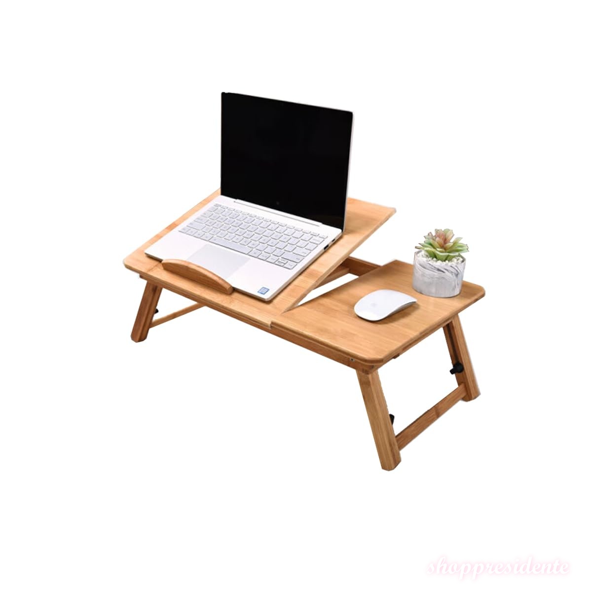 【まとめ買いで最大500円OFFクーポン!】【送料無料】調整可能ベッドテーブル ちゃぶ台 引き出し付き 高さ調整可能 姿勢改善 折りたたみ式 竹製 多機能