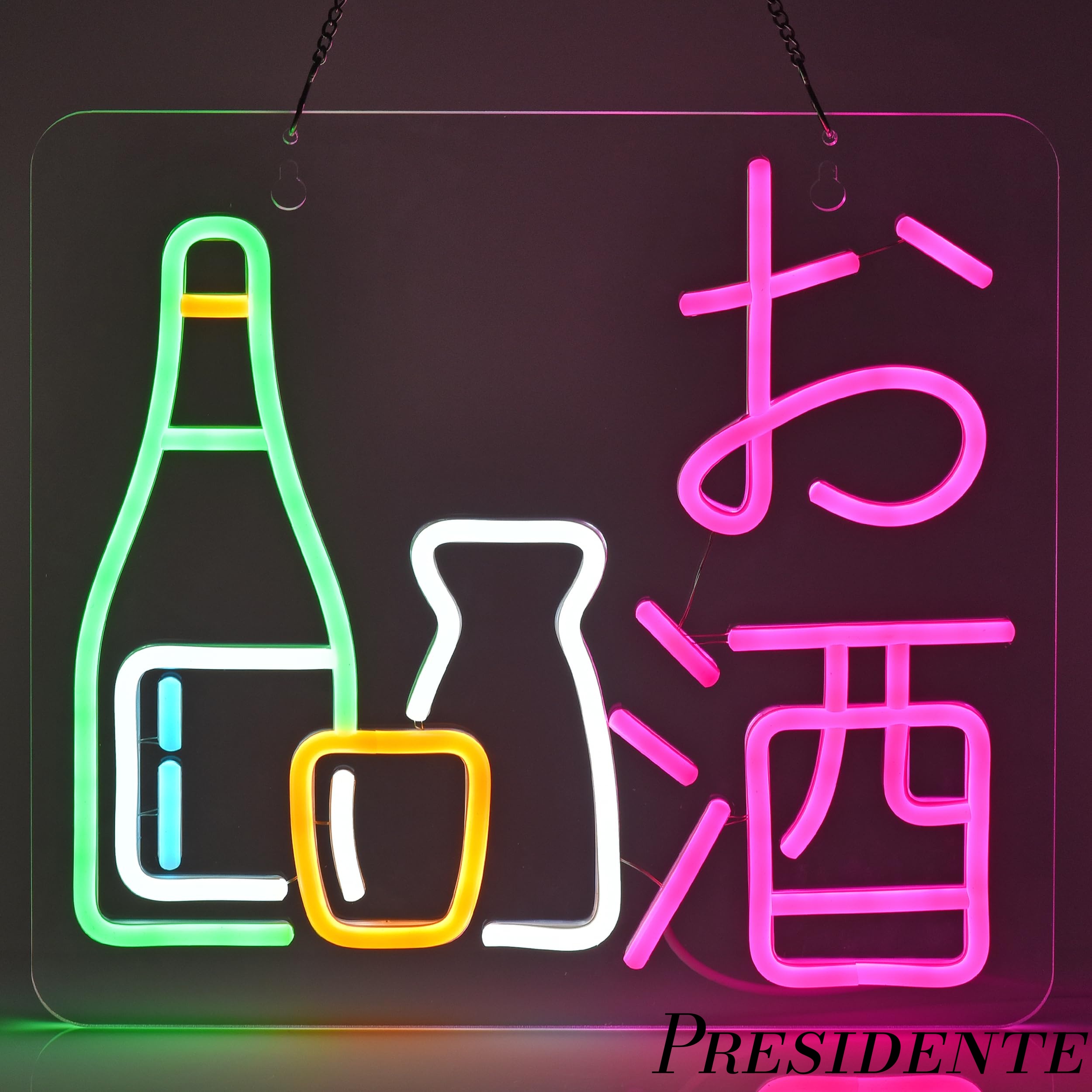【まとめ買いで最大500円OFFクーポン!】【送料無料】多階段調光可 LED wineネオンライト店看板 居酒屋インテリア レストラン ライブバー飾り BAR装飾 喫茶店用サイン ネオン管ライト USBパワード35*32cm