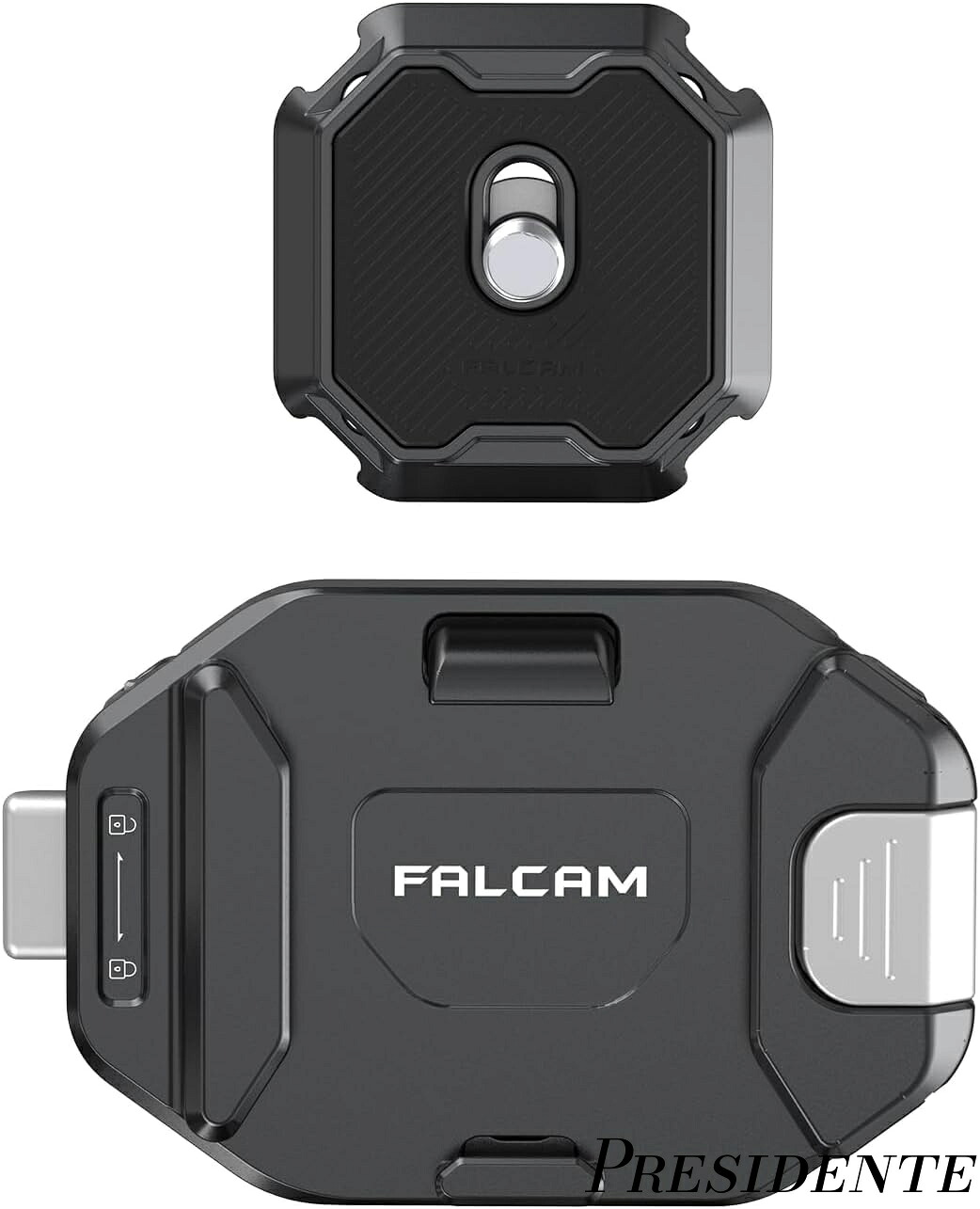 【まとめ買いで最大500円OFFクーポン!】【送料無料】FALCAM F38 クイックリリースバックパッククリップ V2、ロックガスケット付きカメラストラップマウント、ARCA-Swiss互換、30kg対応、バックパックストラップと三脚用クイックマウント/リリース|Shop Presidente 店