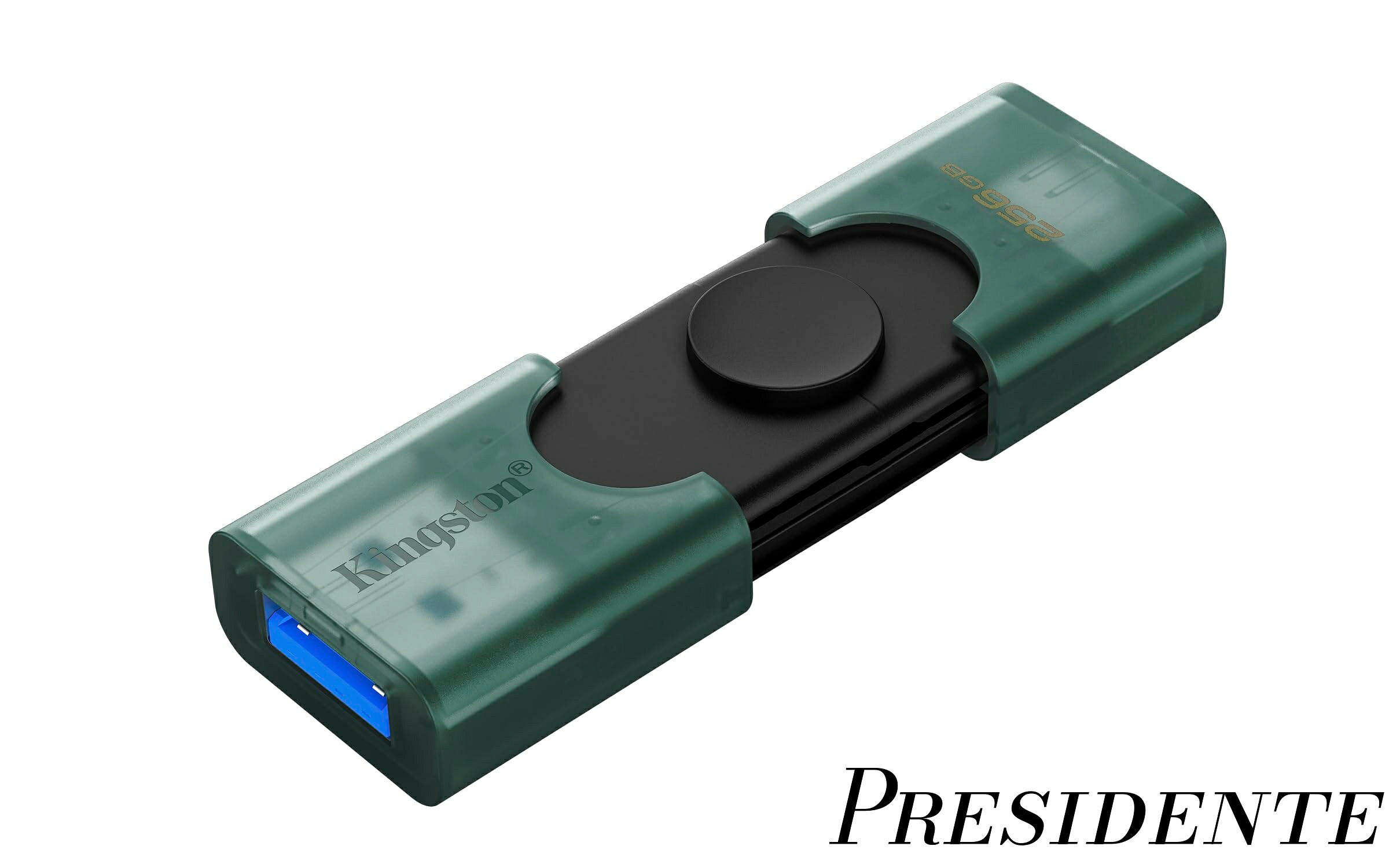 【まとめ買いで最大500円OFFクーポン!】【送料無料】キングストン デュアルUSB-A/C スライドキャップ 256GB USB3.0/3.1/3.2gen1 DataTraveler Duo DTDEG2/256GB