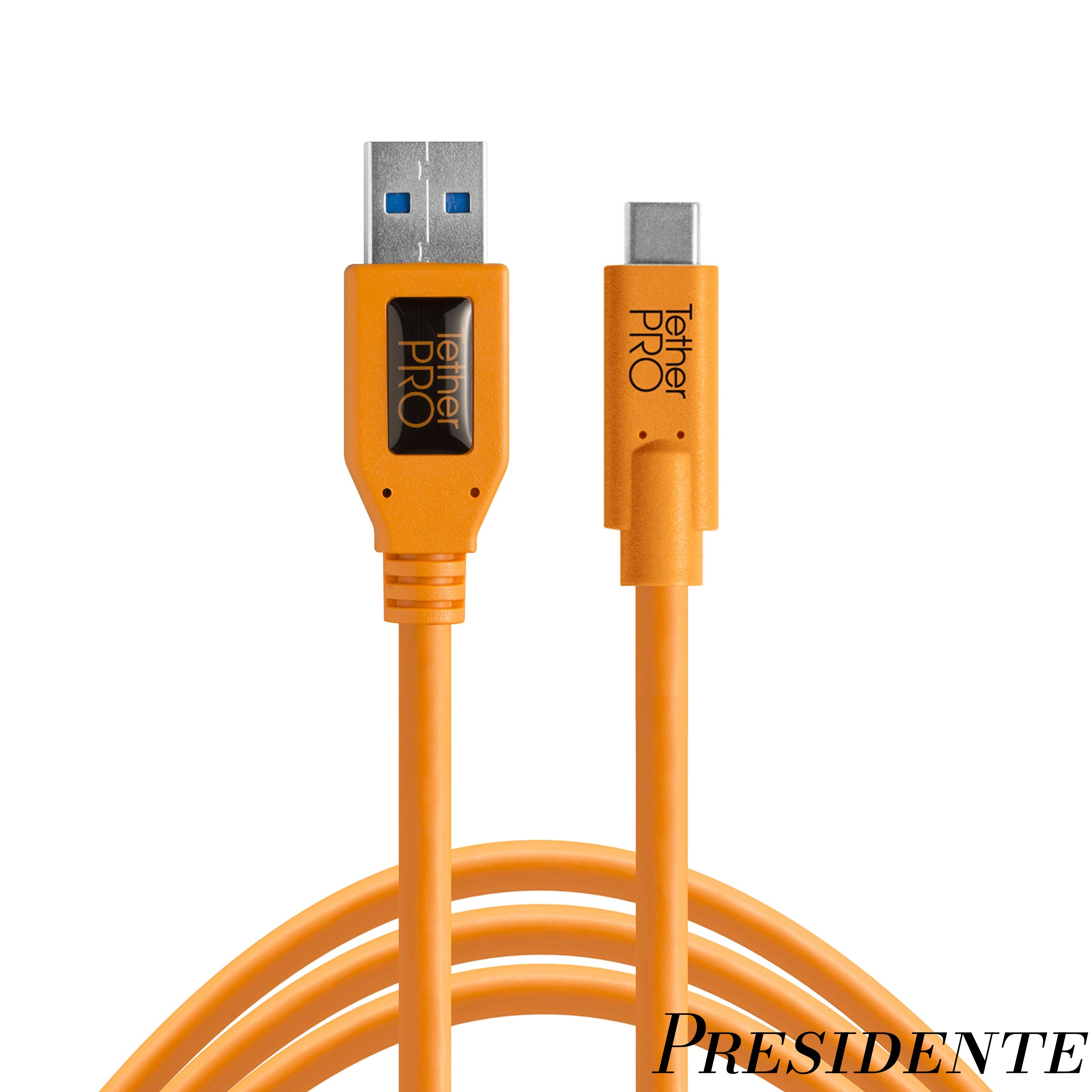 【まとめ買いで最大500円OFFクーポン!】【送料無料】テザーツールズ TetherPro USB 3.0 to USB-C 15' (4.6m) ORG CUC3215-ORG