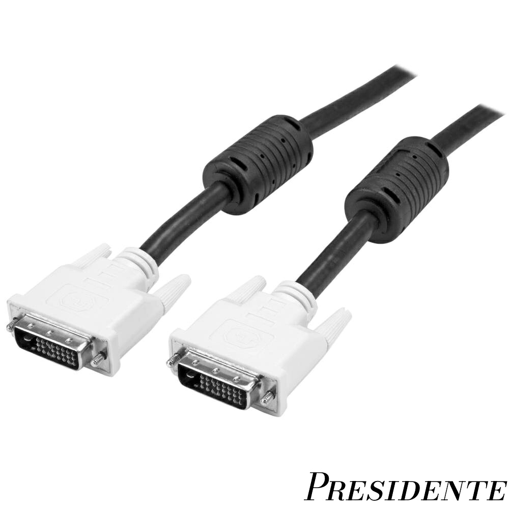 【まとめ買いで最大500円OFFクーポン!】【送料無料】10m DVI-Dデュアルリンクケーブル オス/オス DVIDDMM10M|Shop Presidente 店