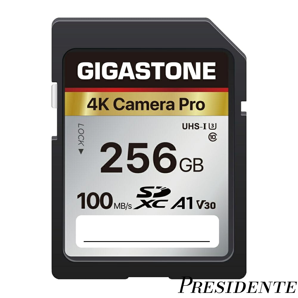 【まとめ買いで最大500円OFFクーポン!】【送料無料】SDカード 256GB 4K Camera Pro SDXC UHS-I A1 V30 U3 C10 100 MB/s 高速 4K UHD & Full HD ビデオ Canon Nikon Sony Pentax Kodak Olympus Panasonicなど デジタルカメラ 一眼レフ対応 ミニケース1個付き