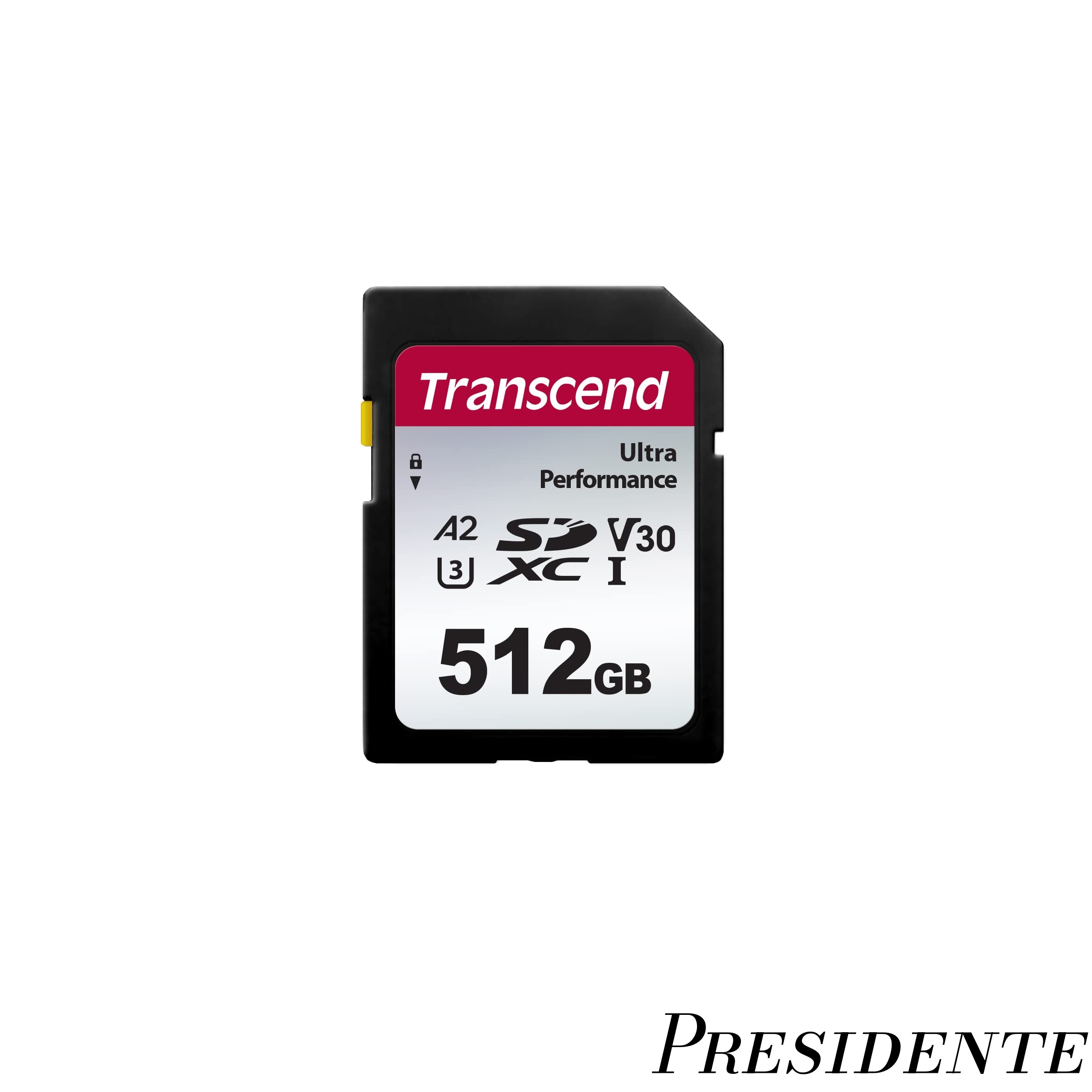 【まとめ買いで最大500円OFFクーポン!】【送料無料】SDカード 512GB UHS-I U3 V30 A2 対応 Ultra Performance (最大転送速度160MB/s)【データ復旧ソフト無償提供】TS512GSDC340S-E【Amazon.co.jp限定】|Shop Presidente 店
