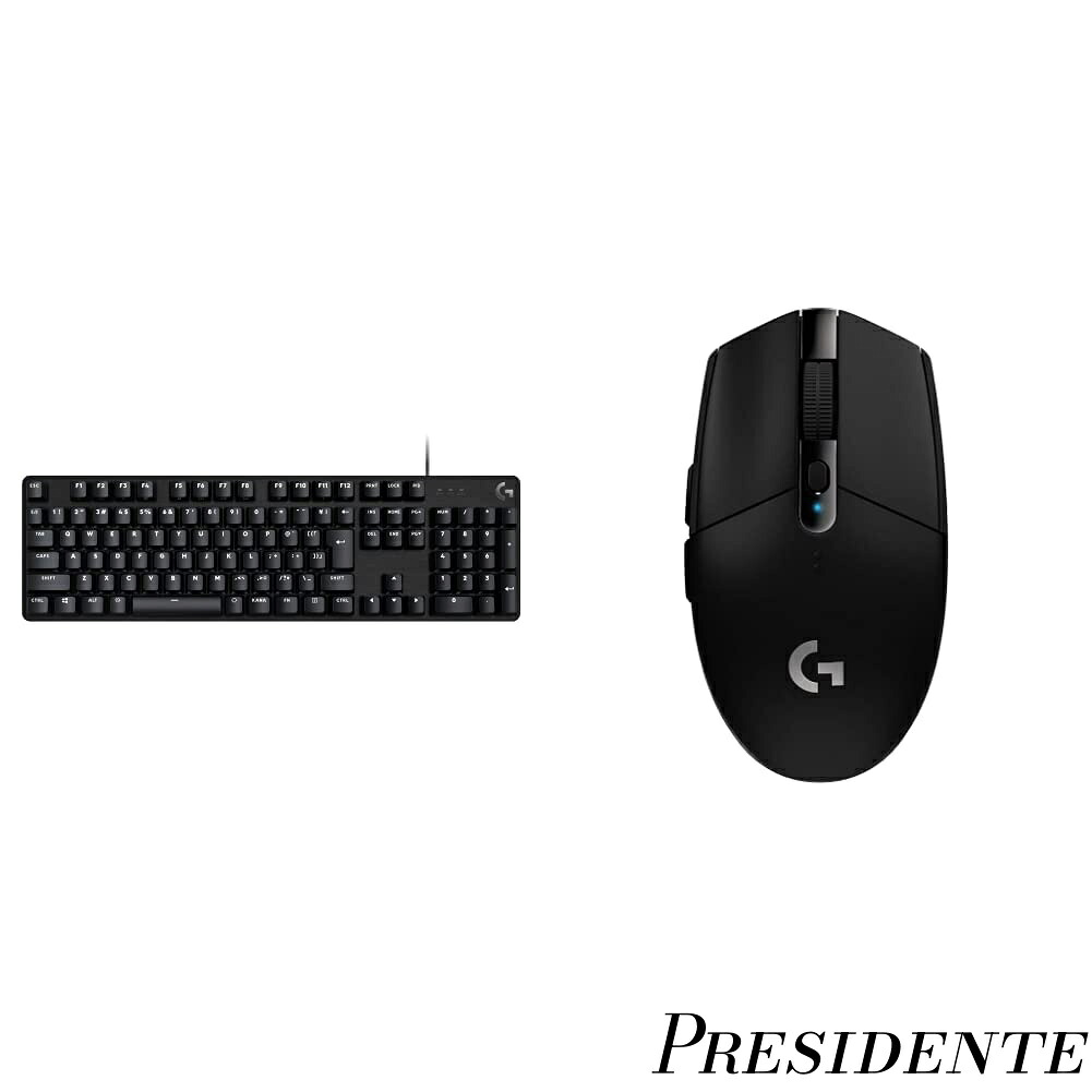 【まとめ買いで最大500円OFFクーポン!】【送料無料】G ロジクール G ゲーミングキーボード G413 フルサイズ 有線 タクタイル スイッチ メカニカル キーボード 日本語配列 G413SE 国内正規品 & ゲーミングマウス ワイヤレス G304 HERO センサー LIGHTSPEED 無線 99g 軽量 G304 14,378円