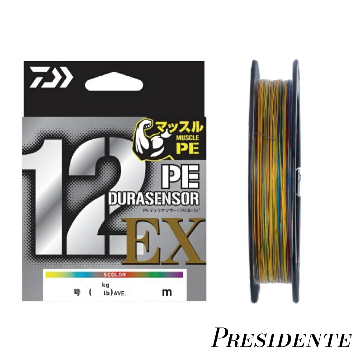 【まとめ買いで最大500円OFFクーポン!】【送料無料】PEライン 12本撚り PEデュラセンサー×12EX 5カラー 0.5号~10号 150/200/300/400m 各種 (2024年モデル)
