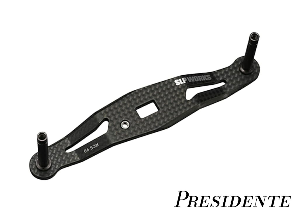 【まとめ買いで最大500円OFFクーポン!】【送料無料】ダイワslpワークス(Daiwa Slp Works) RCSB カーボンライトクランクハンドル 90mm｜Shop Presidente 店