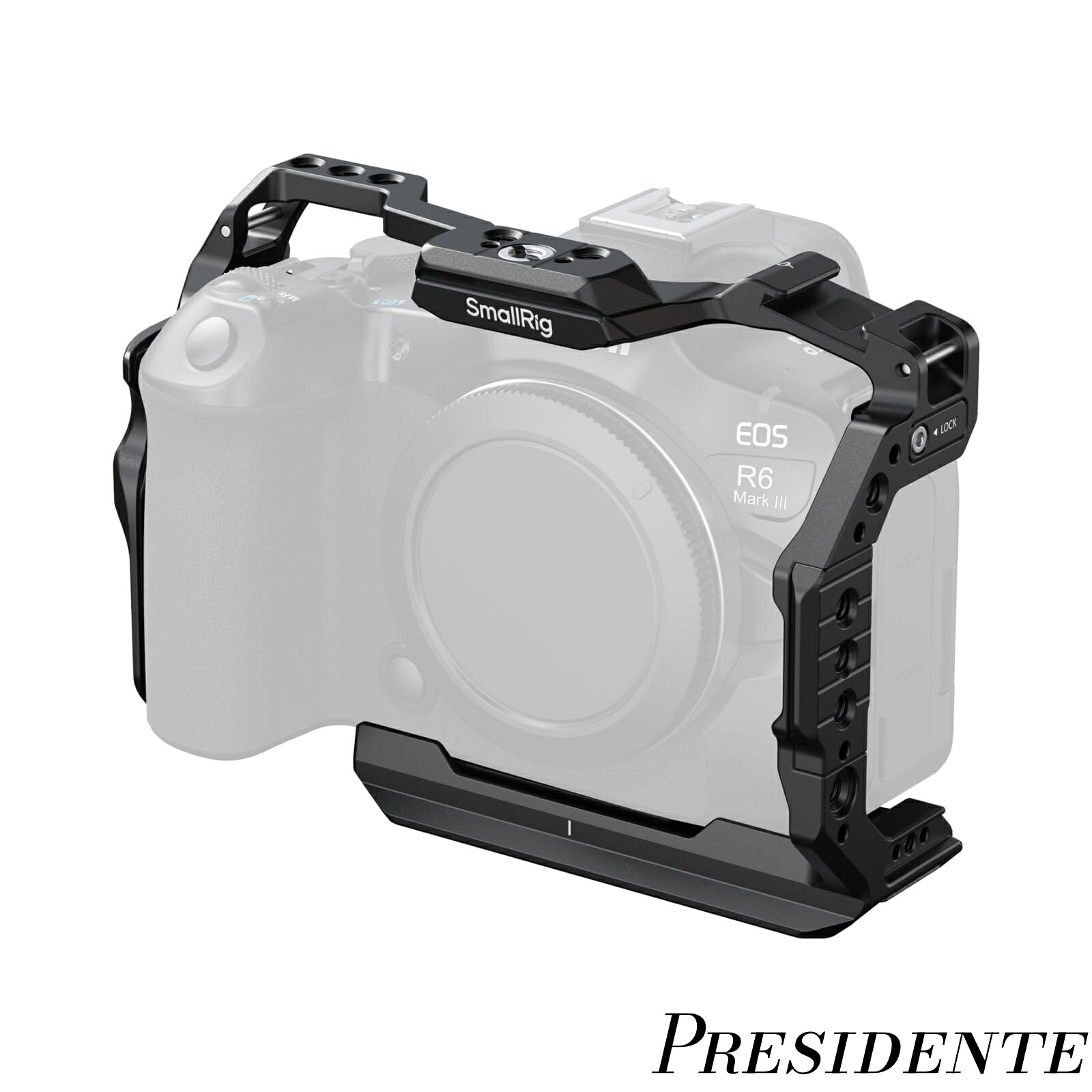 【まとめ買いで最大500円OFFクーポン!】【送料無料】HawkLock クイックリリースケージ Canon EOS R6 Mark III / R6 Mark II 5954用