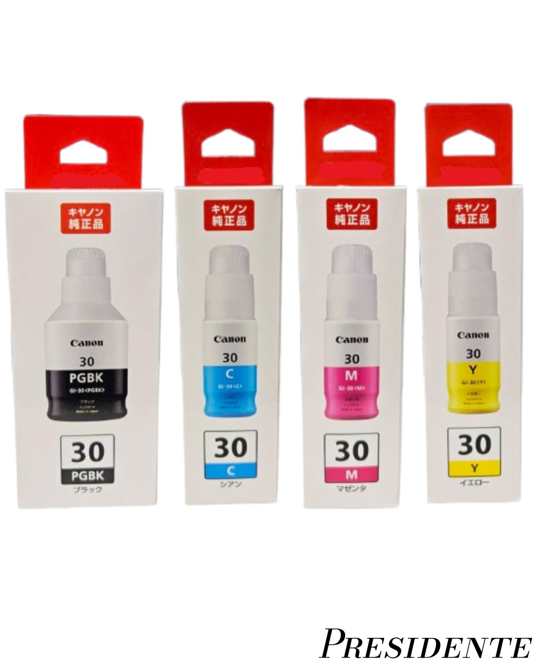 【まとめ買いで最大500円OFFクーポン!】【送料無料】GI-30 4色セット (GI-30PGBK GI-30C GI-30M GI-30Y)/対応機種：G6030/G5030/GM2030 オリジナルショップカード付き