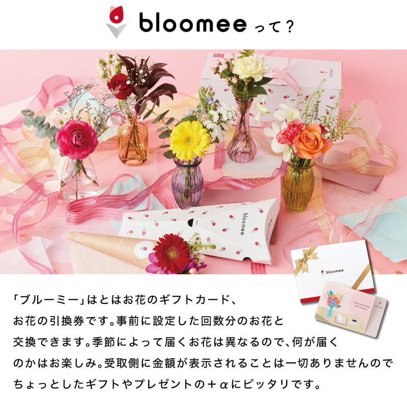 新規購入 Bloomee 好きなタイミングでブーケが届く お花のギフトカード レギュラープラン お花が4本以上届く 6回お届け ブルーミー フラワー 花 花束 開店祝い お店 記念日 御祝 女性 カップル 両親 夫婦 友達 ギフト 贈り物 プレゼント Fucoa Cl