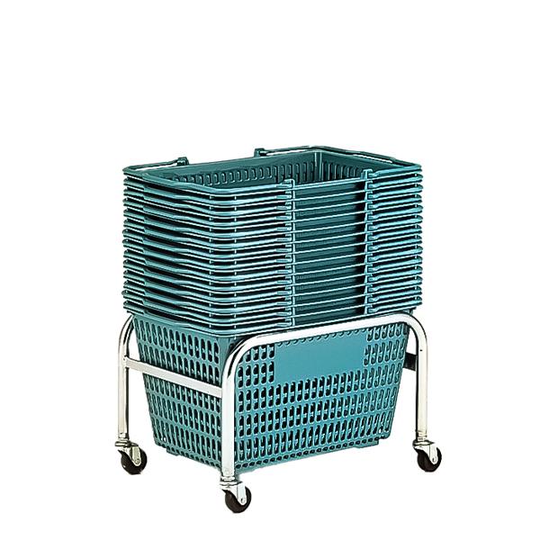 【SL-20用】SLバスケット用カゴ置台 容量33L用 ショッピングバスケット 買物 スーパーマーケット ショッピングバッグ レジ バスケット カゴ 買い物カゴ かご レジカゴ 店舗用 業務用 店舗用品 【カゴ別売】