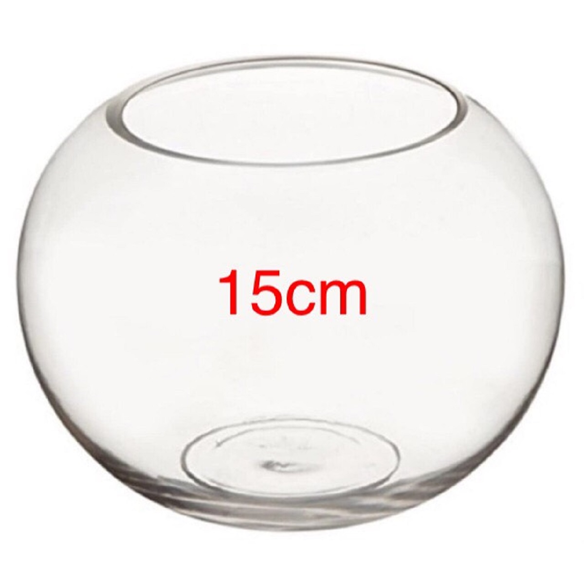 【楽天市場】25センチ 金魚 メダカ 透明 丸 鉢 金魚鉢 ガラス ボール 