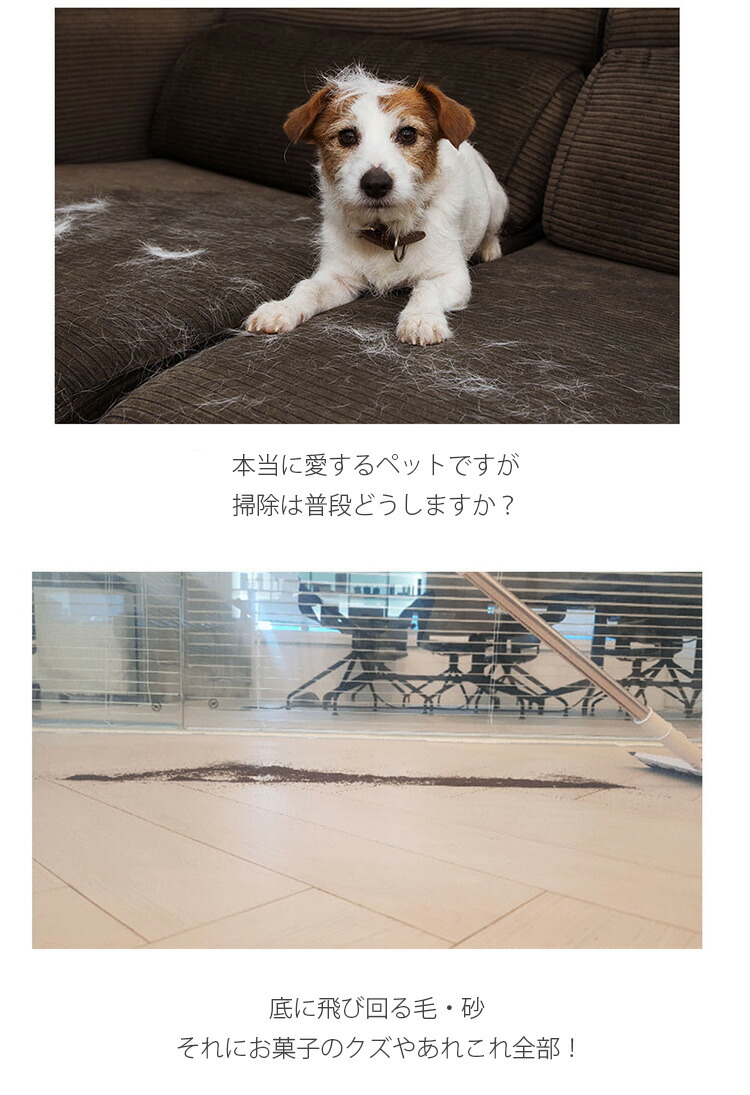 市場 ダスルビ ２段構造 抜け毛 掃除 万能シリコンほうき 犬の毛