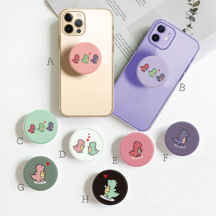 楽天市場 スマホグリップ 韓国 おしゃれ かわいい イラスト ストリート スマホリング スマホアクセサリー グリップ グリップホルダー 落下防止 スマホスタンド リングスタンド 恐竜 かわいい 韓国 Korea ペア お揃い ギフト プレゼント スマートフォンケースショップ Smh