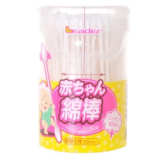 【２４０個セット】【１ケース分】 日進医療器 リーダー 赤ちゃん綿棒(200本入)×２４０個セット　１ケース分 【正規品】【mor】 【ご注文後発送までに2週間前後頂戴する場合がございます】【s】