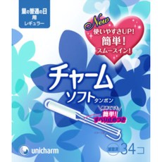 【３６個セット】【１ケース分】 チャームソフト タンポンレギュラー(34コ入)×３６個セット　１ケース分 【正規品】【dcs】