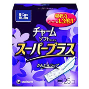 【３６個セット】【１ケース分】 チャームソフトタンポン スーパープラス(25コ入)×３６個セット　１ケース分 【正規品】【dcs】
