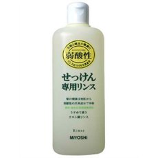 【２０個セット】【１ケース分】 無添加 せっけん専用リンス(350mL)×２０個セット　１ケース分 【正規品】【dcs】