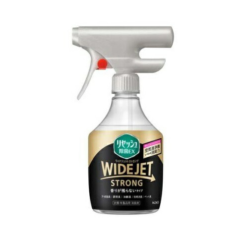 【２０個セット】 花王 リセッシュ 除菌EX ワイドジェット ストロング 香りが残らないタイプ 本体(390ml)×２０個セット【正規品】