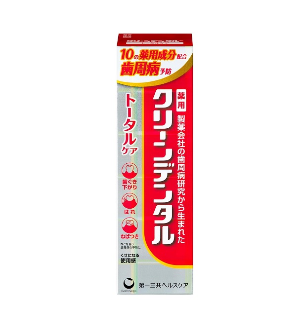 【２０個セット】 第一三共ヘルスケア 薬用 クリーンデンタル トータルケア(50g)&times;２０個セット【正規品】【t-12】｜ソレイユ店
