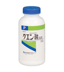 【２０個セット】【１ケース分】 ケンエー クエン酸（結晶）P 　500g　 ×２０個セット　１ケース分 【正規品】【dcs】 ※軽減税率対象品