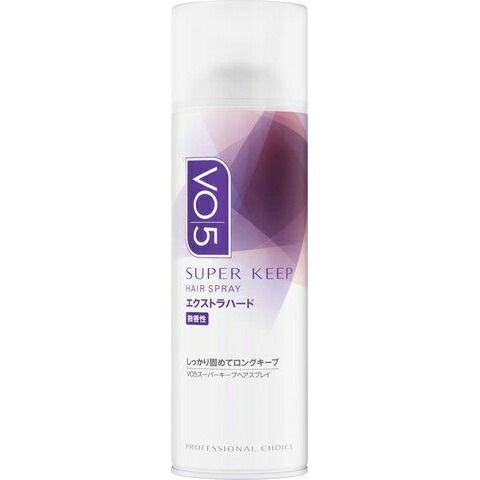 【24個セット】【1ケース分】 VO5 スーパーキープヘアスプレイ エクストラハード 微香性 330g×24個セット 1ケース分 【正規品】【dcs】|ソレイユ店