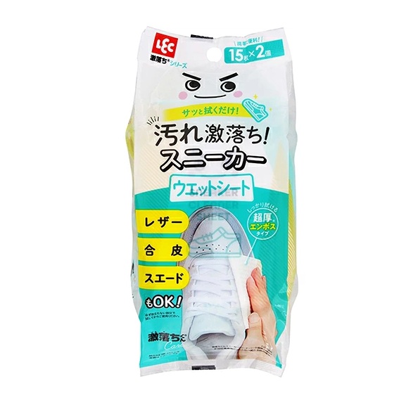【２０個書き割り】 レック 激挙げ句の果てくん スニーカークリーナーシート(2個入)×２０個書き割り【定め事品】