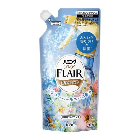 【３０個セット】【１ケース分】 花王 フレア フレグランス ミスト フラワー＆ハーモニー つめかえ(240ml)×３０個セット　１ケース分【正規品】