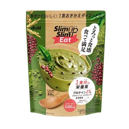 【１０個書き割り】 アサヒ スリムアップスリム イート 抹茶味(300g)×１０個書き割り【定まり品】※和らげる税率客体品