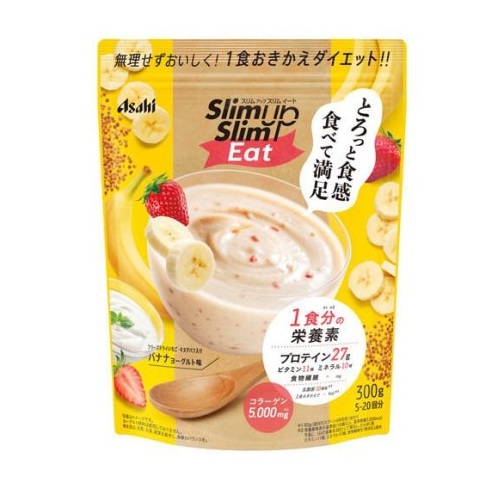 【２０個書き割り】 アサヒ スリムアップスリム イート バナナの木発酵乳味(300g)×２０個書き割り【定まり品】※和らげる税率客体品