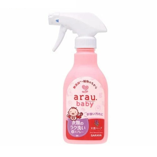 【２４個セット】【１ケース分】 サラヤ アラウ.ベビー 衣類のラク洗い泡スプレー(280ml)×２４個セット　１ケース分【正規品】【mor】【ご注文後発送までに3週間前後頂戴する場合がございます】