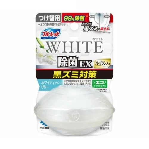 【４８個セット】【１ケース分】 小林製薬 液体ブルーレット おくだけ除菌EX フレグランス ホワイト ホワイティッシュリリー 付け替え(67ml)×４８個セット　１ケース分【正規品】【ori】