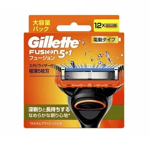 【10個セット】 P&G ジレット フュージョン 電動タイプ 替刃(12個入)×10個セット【正規品】【mor】【ご注文後発送までに2週間前後頂戴する場合がございます】|ソレイユ店