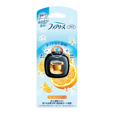 【２４個セット】【１ケース分】 P&G ファブリーズ イージークリップ クルマ用 フルーツシトラスブリーズ(1個入)×２４個セット　１ケース分【正規品】